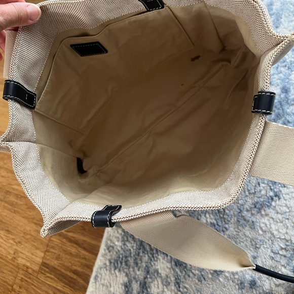 Authentic Chloe Beige and Navy/black Canvas Tote Bag - Picture 17 of 17